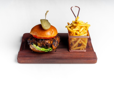 spiced chicken burgur